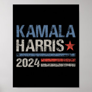 Kamala Harris 2024 voor verkiezingscampagne in Pre Poster