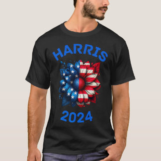Kamala Harris 2024 Zonnebloem T-shirt