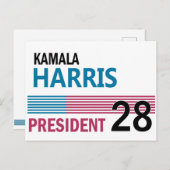 Kamala Harris 2028 Briefkaart (Voorkant / Achterkant)