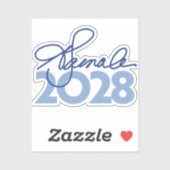 Kamala Harris 2028 Handtekening Sticker (Vel)