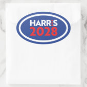 Kamala Harris 2028 Ovale Sticker (Tas)