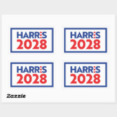 Kamala Harris 2028 Rechthoekige Sticker (Vel)