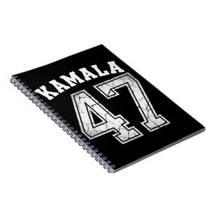 Kamala Harris 47 voor President voor het volk Notitieboek