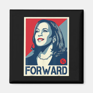 Kamala Harris 47e President van Amerika 2024 Magneet