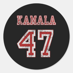 Kamala Harris 47e president van de VS Amerika 2024 Ronde Sticker
