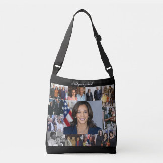 Kamala Harris All-Over Cross-Body Canvas tas