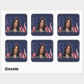 Kamala Harris & American Dream Quote Stickers (Vel)