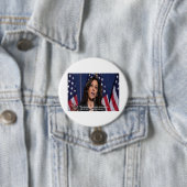 Kamala Harris & Amerikaanse Droom Citaat Knop Ronde Button 7,6 Cm (In situ)