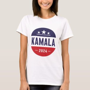 KAMALA HARRIS AMERIKAANSE VLAG KLEUREN T-SHIRT