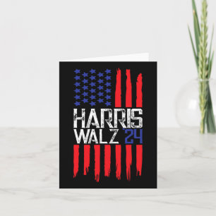 Kamala Harris &amp; Tim Walz 2024 Amerikaanse F Kaart