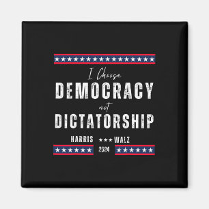 Kamala Harris & Tim Wheimer 2024 - Democracy O Magneet