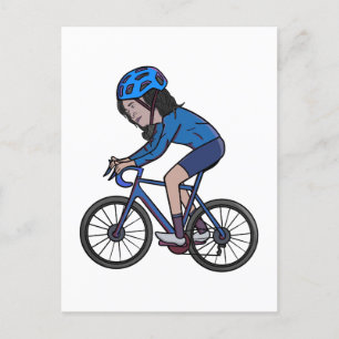 Kamala Harris Bike Briefkaart