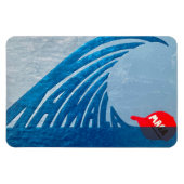 Kamala (Harris) Blue Wave Magnet Magneet (Horizontaal)