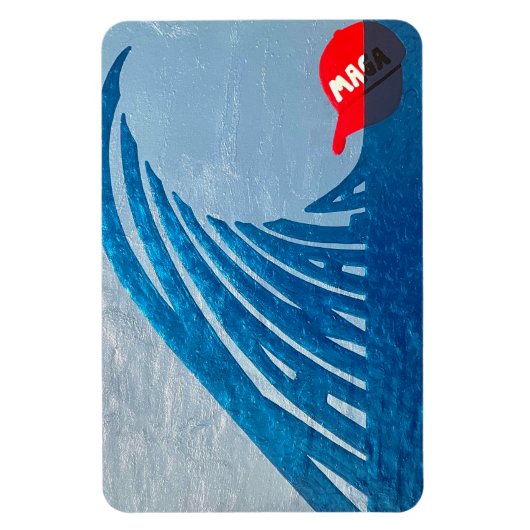 Kamala (Harris) Blue Wave Magnet Magneet (Verticaal)