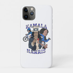 Kamala Harris Bootleg Rap Stijl Verkiezingen iPhone 11 Pro Hoesje