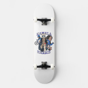 Kamala Harris Bootleg Rap Stijl Verkiezingen Skateboard