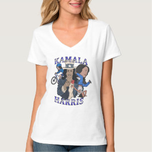 Kamala Harris Bootleg Rap Stijl Verkiezingen T-shirt