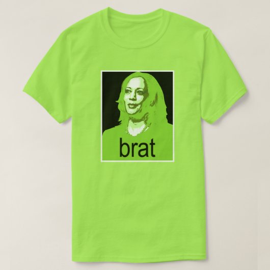 Kamala Harris Brat T-shirt (Design voorkant)