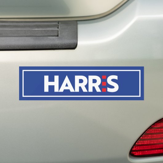 Kamala Harris Bumpersticker (Op auto)