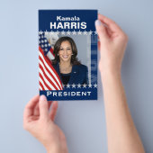 Kamala Harris Campaign Sjabloon Flyer (Hand)