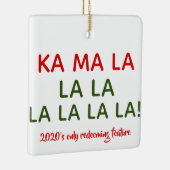 Kamala (Harris) Carol Ceramic Ornament (Rechts)