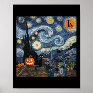Kamala Harris Cat Dames Halloween La Tanktop Poster