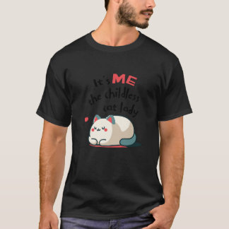 Kamala Harris Cat Lettering is positieve kattenvro T-shirt