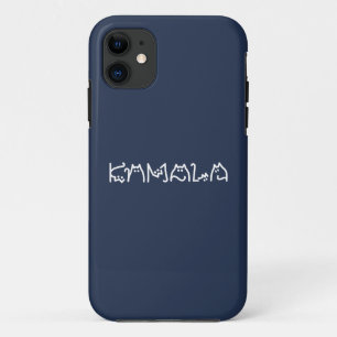 Kamala Harris Cat Lettering Positief Origineel iPhone 11 Hoesje