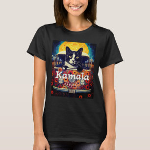 Kamala Harris Cat T-shirt