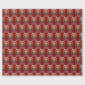 Kamala Harris Christmas Santa Hat Vrolijk 4e Pasen Cadeaupapier (Vlak)