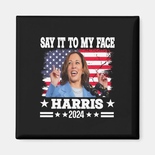 Kamala Harris citaat uit 2024 Magneet (Voorkant)