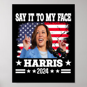 Kamala Harris citaat uit 2024 Poster