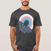 Kamala Harris Coconut Tree Trans Pride Flag T-shirt (Voorkant)