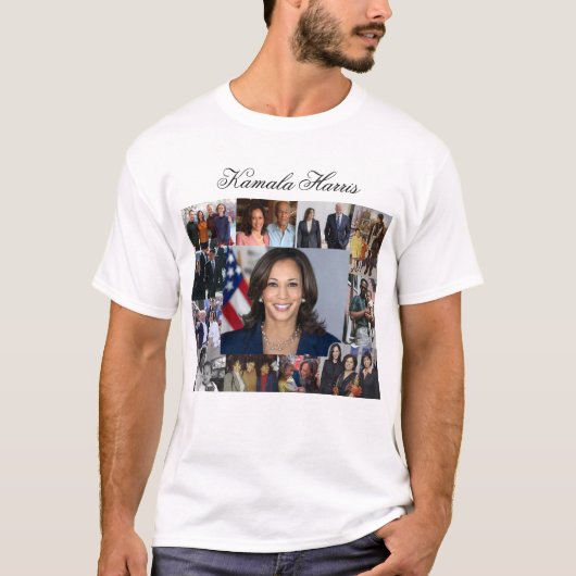 Kamala Harris Collage T-shirt de base (Devant)