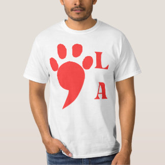 Kamala Harris Comma-la kinderloze kattenvrouwtje p T-shirt