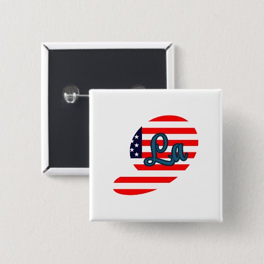 Kamala Harris Comma La Vierkante Button 5,1 Cm (Voorkant /achterkant)