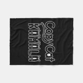 Kamala Harris Copy Cat Funny 2024 Fleece Deken (Voorkant (Horizontaal))