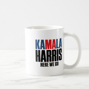 Kamala Harris, daar gaan we. Kamala voor Heren & K Koffiemok