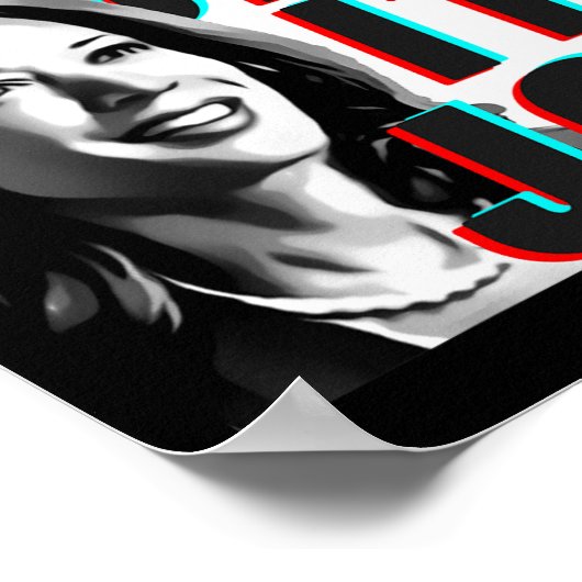 Kamala Harris deed het Joe Modern Design Poster (Hoek)