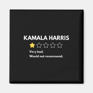 Kamala Harris Eén 1 Ster Beoordeling Zeer Slecht Z Magneet
