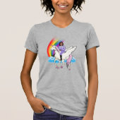 KAMALA HARRIS EENHOORN EN REGENBOOG T-SHIRT (Voorkant)
