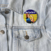 Kamala Harris Elle Peut Le Faire ! Badge (En situation)