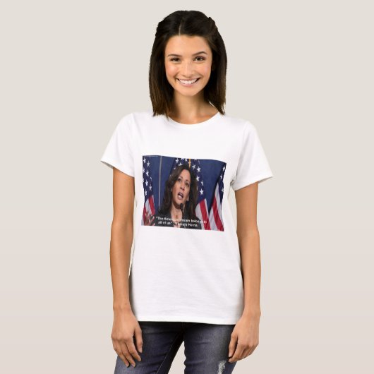 Kamala Harris et American Dream Citation Tshirt fe (Devant entier)
