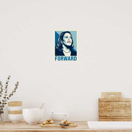 Kamala Harris Forward 11x14 Poster (Keuken)