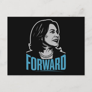 Kamala Harris Forward Briefkaart