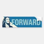 KAMALA HARRIS FORWARD BUMPERSTICKER (Voorkant)