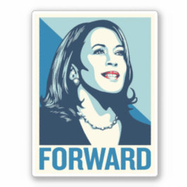KAMALA HARRIS FORWARD STICKER