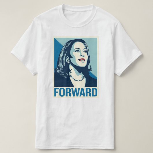 KAMALA HARRIS FORWARD T-SHIRT (Design voorkant)