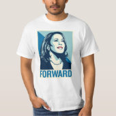 KAMALA HARRIS FORWARD T-SHIRT (Voorkant)