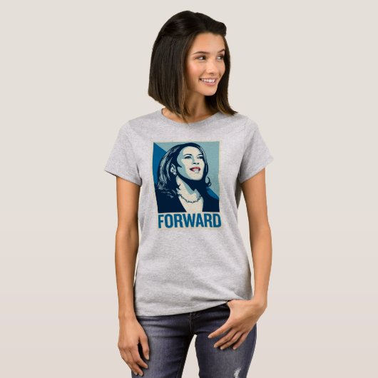 KAMALA HARRIS FORWARD T-SHIRT (Voorkant volledig)